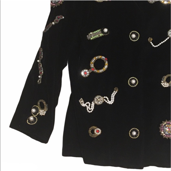 Vintage Nannell Button Up Sweater Size 8 - Picture 4 of 10